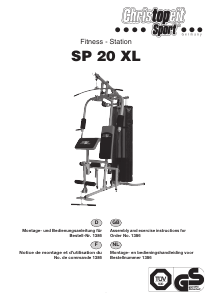 Manual Christopeit SP 20 XL Multi-gym