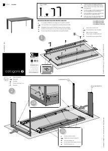 Brugsanvisning Calligaris Lam Spisebord