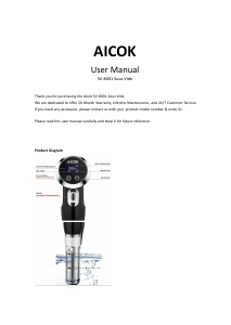 Manual Aicok SV-8001 Sous-vide Stick