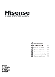 Mode d’emploi Hisense GT 98 A++ Congélateur