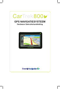 Handleiding CarTrek 800 Navigatiesysteem