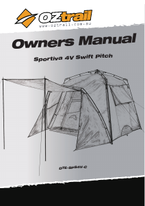 Manual OZtrail Sportiva 4V Swift Pitch Tent