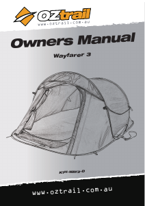 Manual OZtrail Wayferer 3 Tent