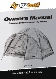 Manual OZtrail Classic Crossbreeze 4V Tent