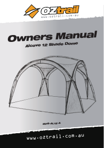 Manual OZtrail Alcove 12 Tent