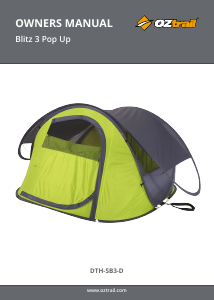 Handleiding OZtrail Blitz 3 Tent