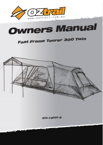 Manual OZtrail Fast Frame Tourer 300 Twin Tent