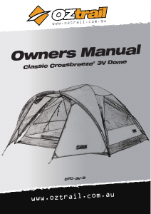 Manual OZtrail Classic Crossbreeze 3V Tent