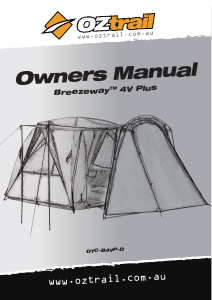 Manual OZtrail Breezeway 4V Plus Tent