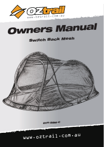 Manual OZtrail Switch Back Tent