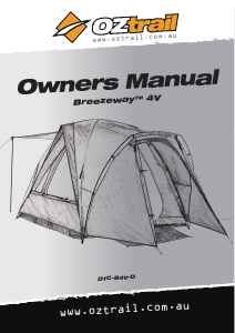 Manual OZtrail Breezeway 4V Tent