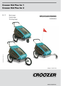 Bruksanvisning Croozer Kid Plus Cykelvagn