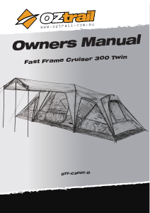 Manual OZtrail Fast Frame Cruiser 300 Twin Tent