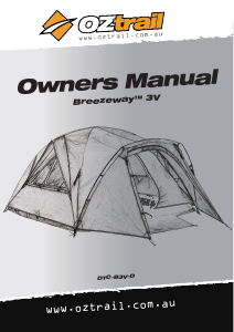 Manual OZtrail Breezeway 3V Tent