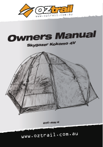 Manual OZtrail Skygazer Kokomo 4V Tent