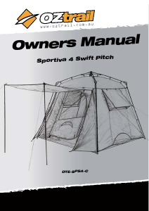 Manual OZtrail Sportiva 4 Swift Pitch Tent