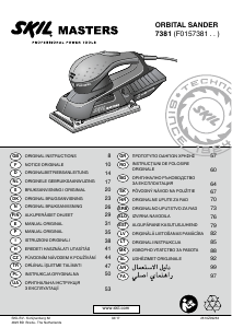 Manuale Skil 7381 MA Levigatrice orbitale