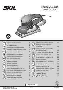 Manual Skil 7380 AA Lixadeira vibratória