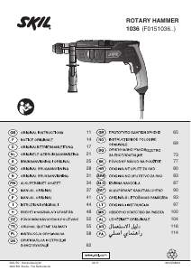 Manual de uso Skil 1036 AK Martillo perforador