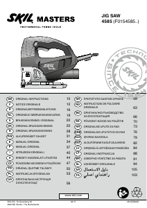 Kullanım kılavuzu Skil 4585 ME Dekupaj testere