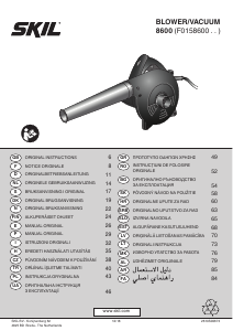 Manual Skil 8600 AA Refulator frunze