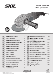 Manual de uso Skil 9012 AA Amoladora angular