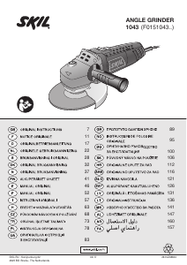 Manual de uso Skil 1043 AA Amoladora angular