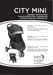 Handleiding Baby Jogger City Mini Double Kinderwagen