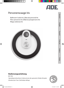 Manual ADE BE 1700 Iris Scale