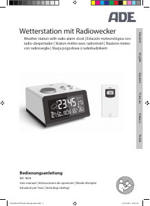 Bedienungsanleitung ADE WS 1604 Wetterstation