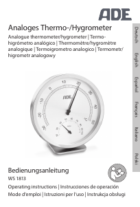 Bedienungsanleitung ADE WS 1813 Wetterstation