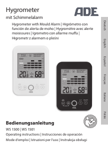 Manual ADE WS 1500 Weather Station