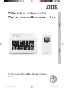 Manual ADE WS 1710 Weather Station