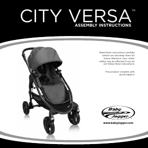 Manual Baby Jogger City Versa Stroller