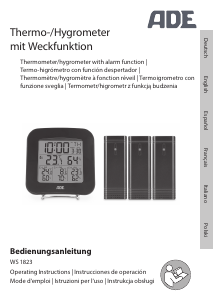 Instrukcja ADE WS 1823 Stacja pogodowa