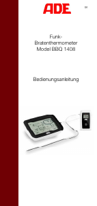 Handleiding ADE BBQ 1408 Voedselthermometer