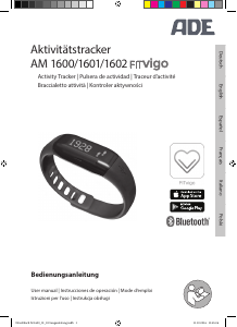 Bedienungsanleitung ADE AM 1600 Aktivitätstracker