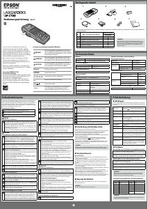 Bedienungsanleitung Epson LW-Z700FK LabelWorks Etikettendrucker