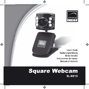 Mode d’emploi Speedlink SL-6810 Square Webcam