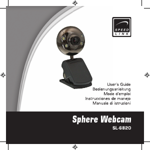 Handleiding Speedlink SL-6820 Square Webcam