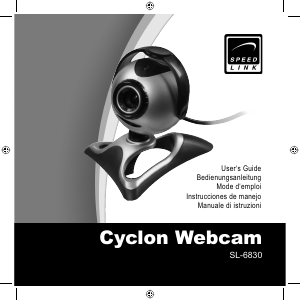 Manuale Speedlink SL-6830 Cyclon Webcam