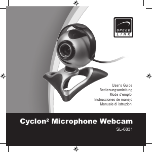 Handleiding Speedlink SL-6830 Cyclon2 Mic Webcam