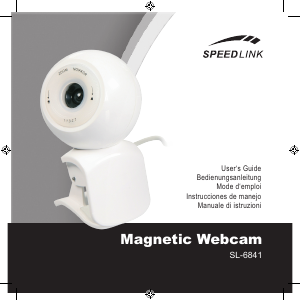 Handleiding Speedlink SL-6841 Magnetic Mic Webcam