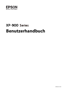 Bedienungsanleitung Epson XP-900 Expression Premium Multifunktionsdrucker