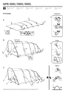 Manual Vango Capri Air 500XL Tent