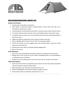 Manuale Vango F10 Xenon UL 2 Tenda