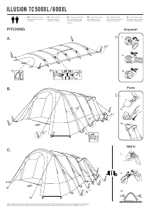 Handleiding Vango Illusion Air TC 800XL Tent