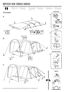 Manual Vango Odyssey Air 500SC Tent