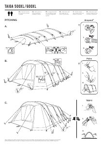 Manuál Vango Taiga Air 600XL Stan