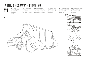 Manuál Vango Airhub Hexaway II Low Roleta